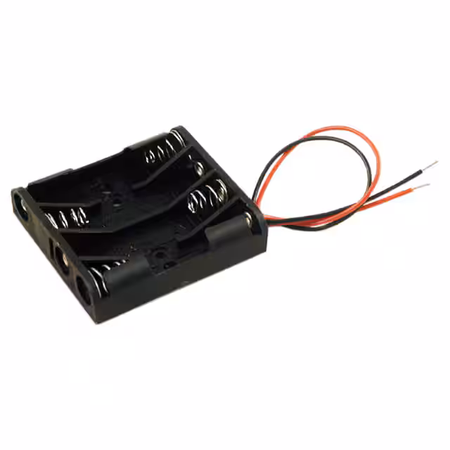 BH4AAAW Hammond Manufacturing  Supports de batterie, clips, contacts